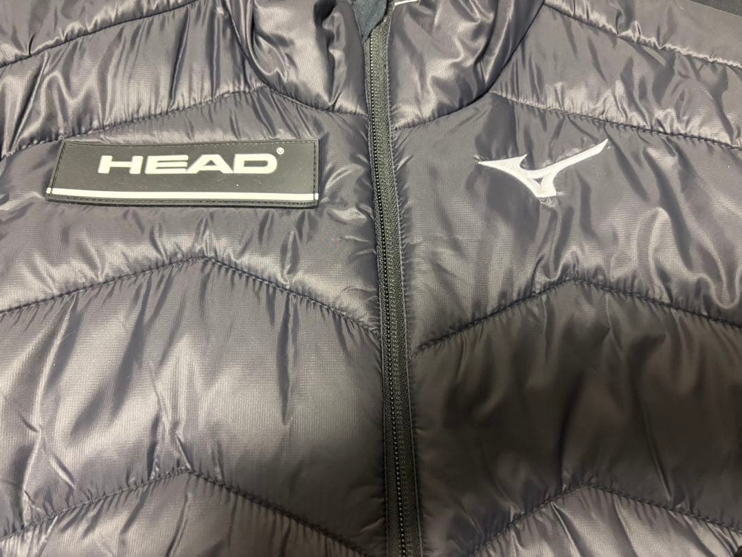 美品 MIZUNO × HEAD インサレーション ミドルジャケット XS