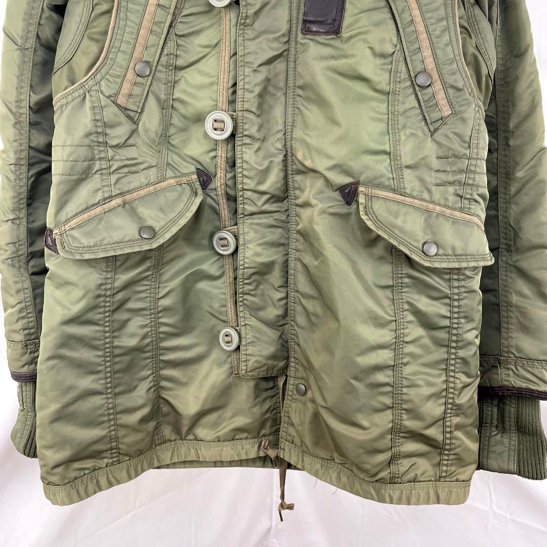 ジャケット・アウター 00s goa n-3b mods coat realfur military