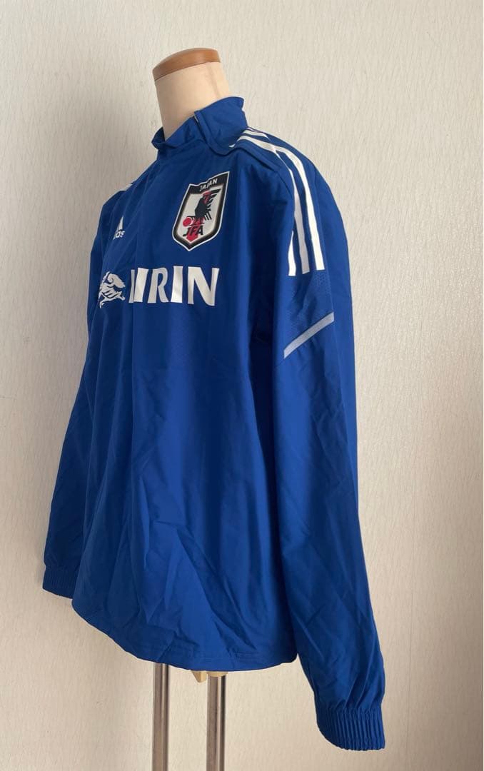 adidas アディダス JFA サッカー ウィンドブレーカー Sサイズ 青