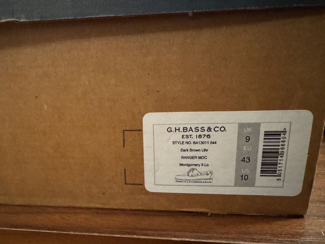 靴 G.H.Bass Ranger Moc US10 28.5cm