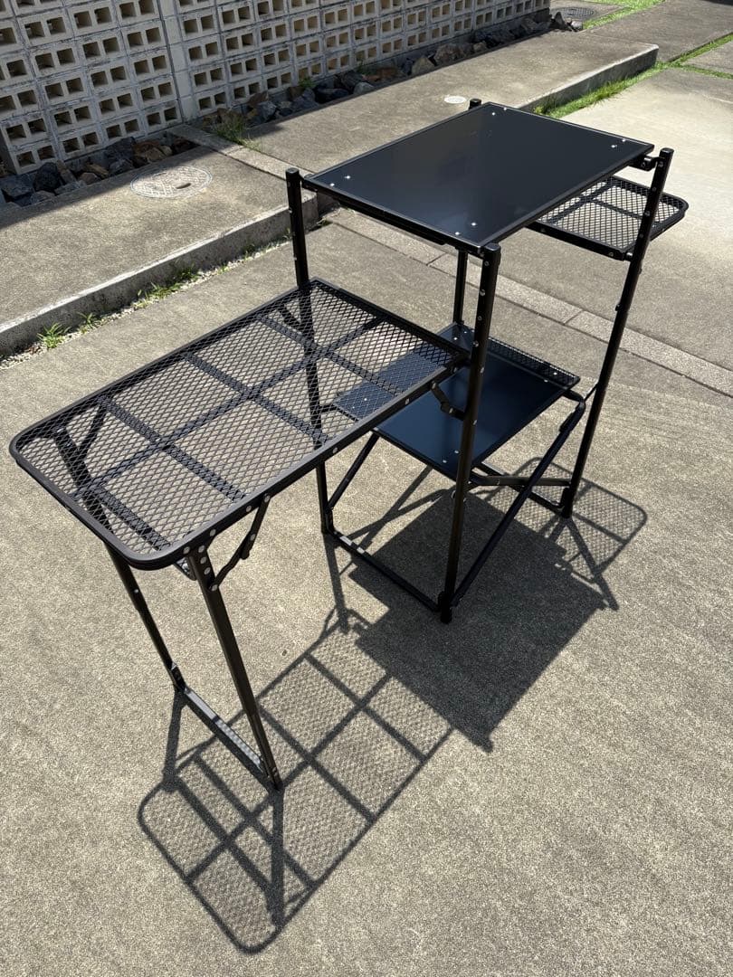 キャンパーズコレクション キャンプラック キッチンテーブル
