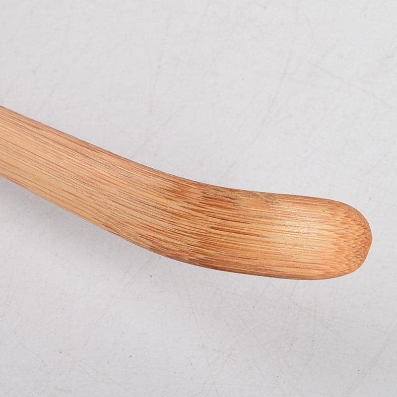 茶道具　宗春作　茶杓　銘「喫茶去」　大徳寺　柳生紹尚書付　共筒共箱　C　8903