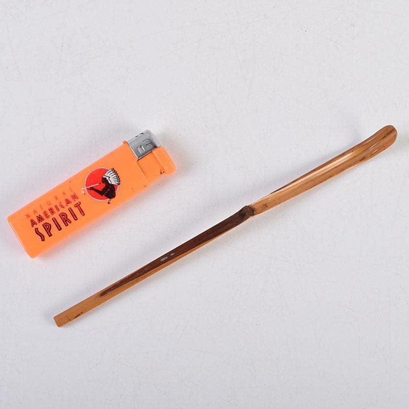 茶道具　宗春作　茶杓　銘「喫茶去」　大徳寺　柳生紹尚書付　共筒共箱　C　8903