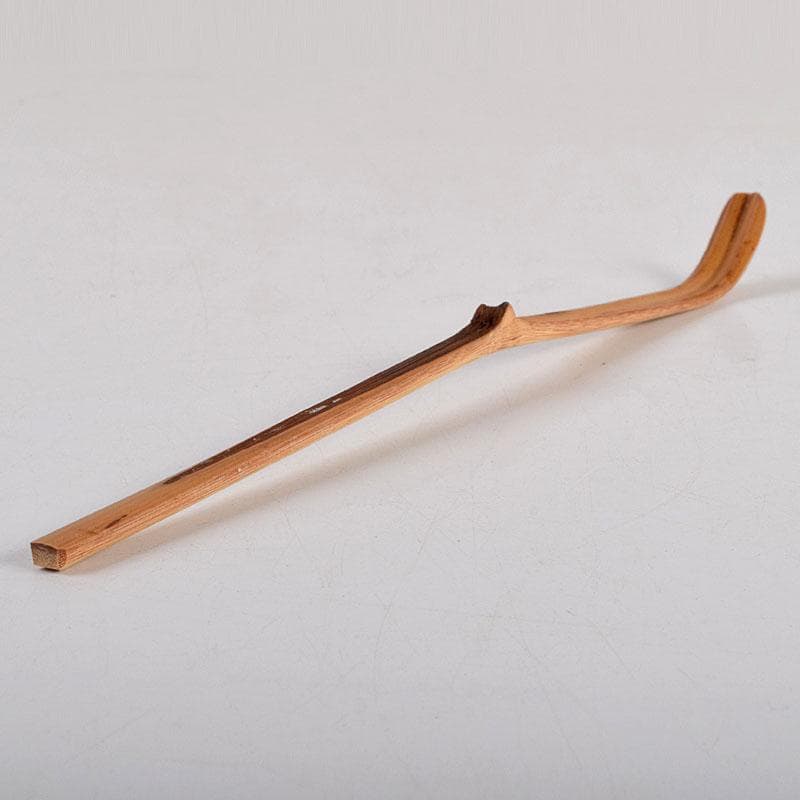 茶道具　宗春作　茶杓　銘「喫茶去」　大徳寺　柳生紹尚書付　共筒共箱　C　8903