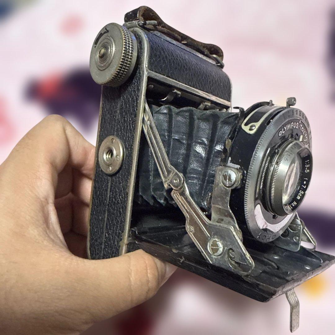 超希少 OLYMPUS TOKYO-N KOHO 蛇腹カメラ フィルムカメラ
