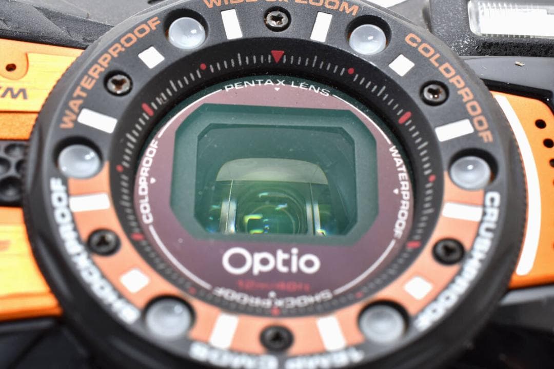 美品 PENTAX Optio WG-2 GPS オレンジ ＃A359