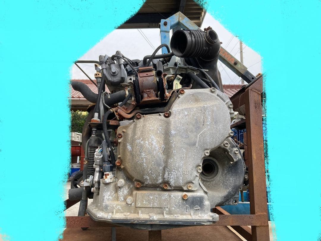 メ*ル様 引き取り限定 トヨタ 4AG エンジン本体 AT付き