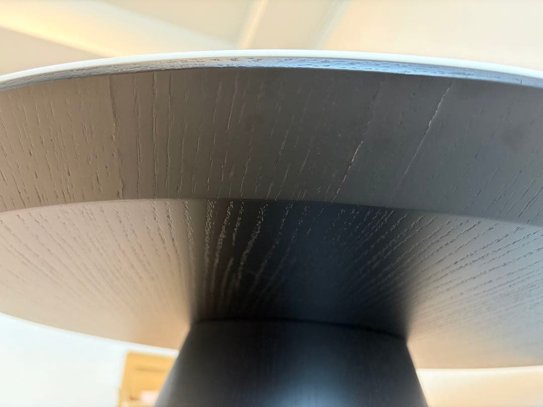 【美品】アルモニア PIANE センターテーブル ブラック ホワイトセラミック