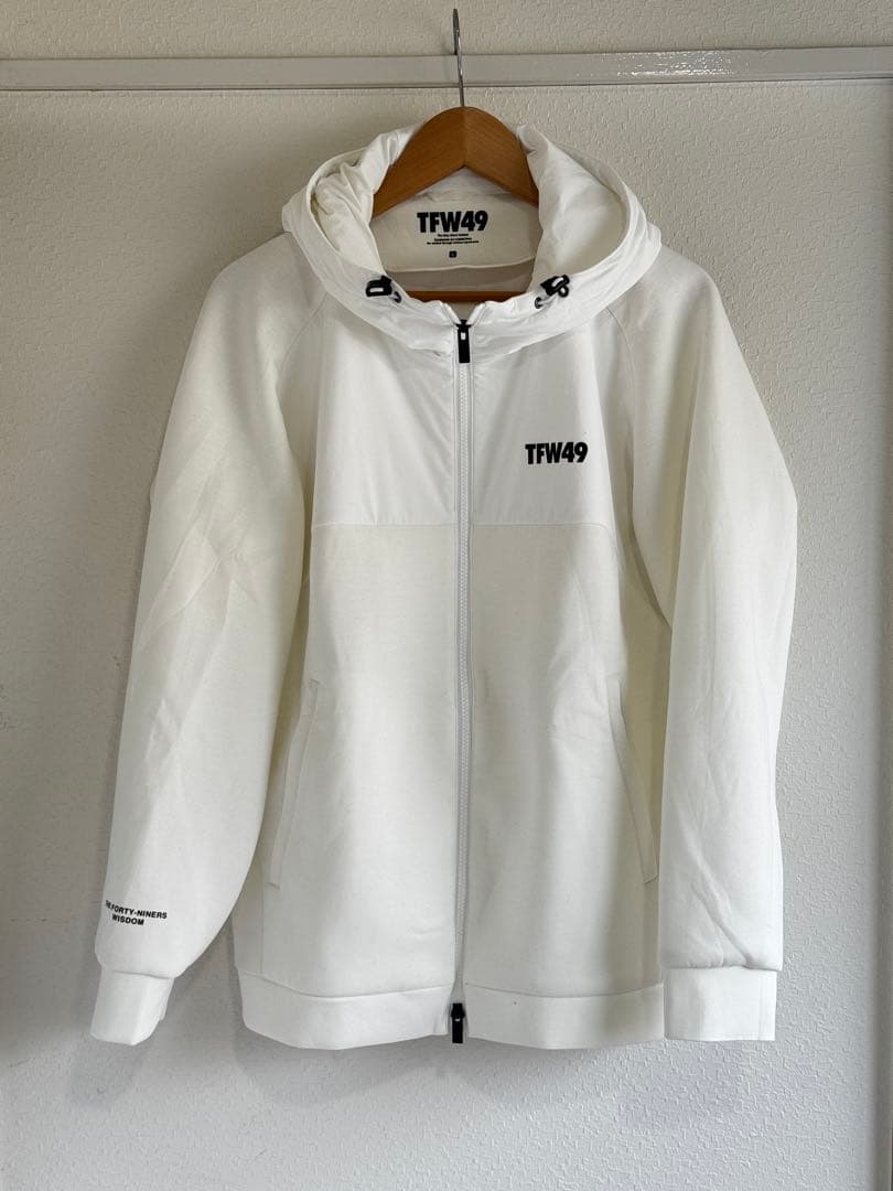メンズウェア TFW49 CARDBOARD MATERIAL FULL ZIP HOODIE