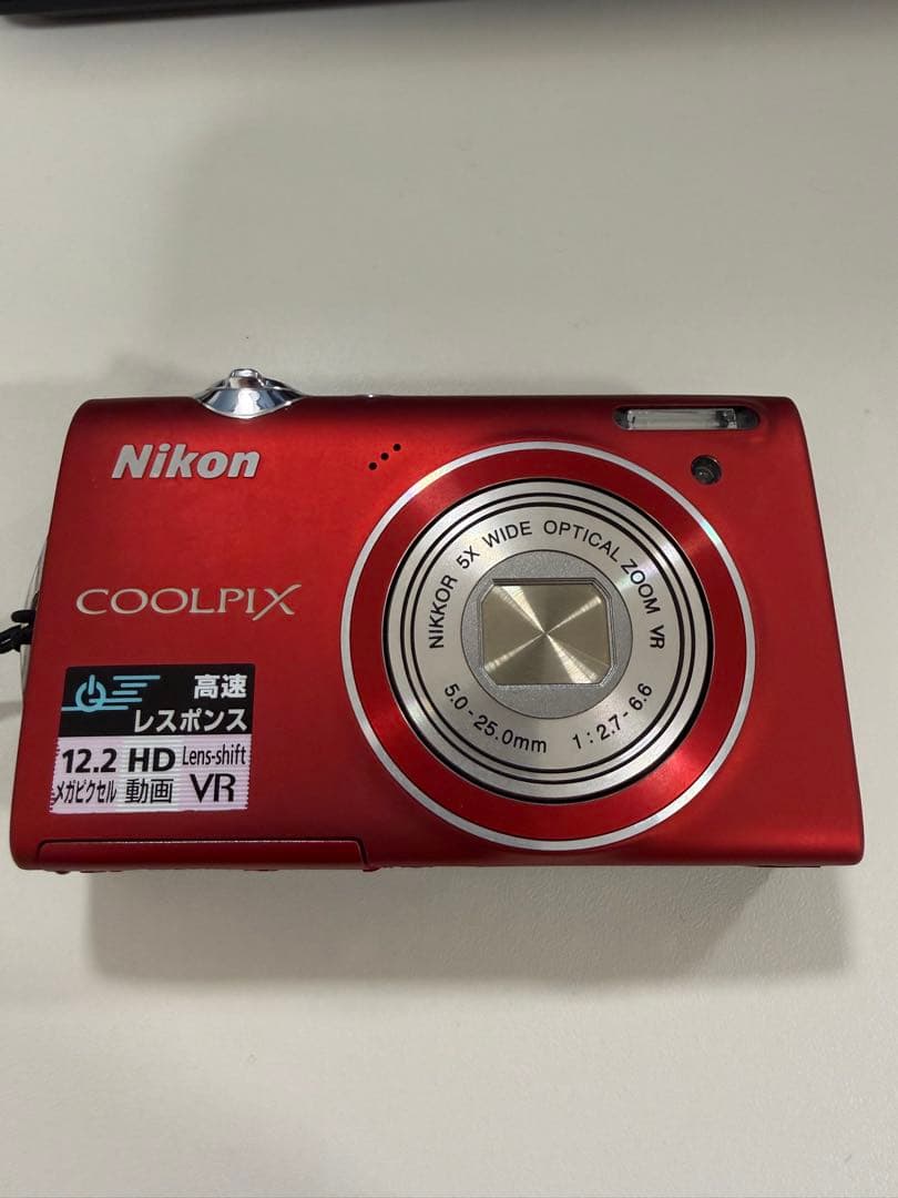 ⭐︎美品⭐︎Nicon デジタルカメラCOOLPIX S5100 レッド