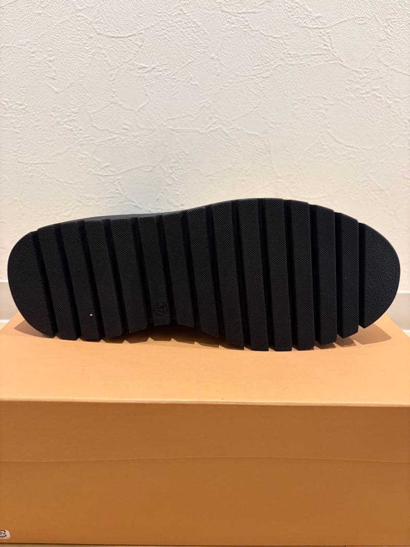 新品CORSOROMA.9ブラック サイドゴアブーツ 厚底23.5cm(37)