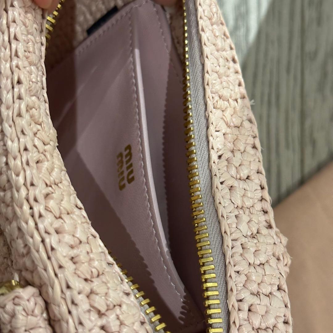 【新品】 miumiu アルカディ クロシェ バッグ