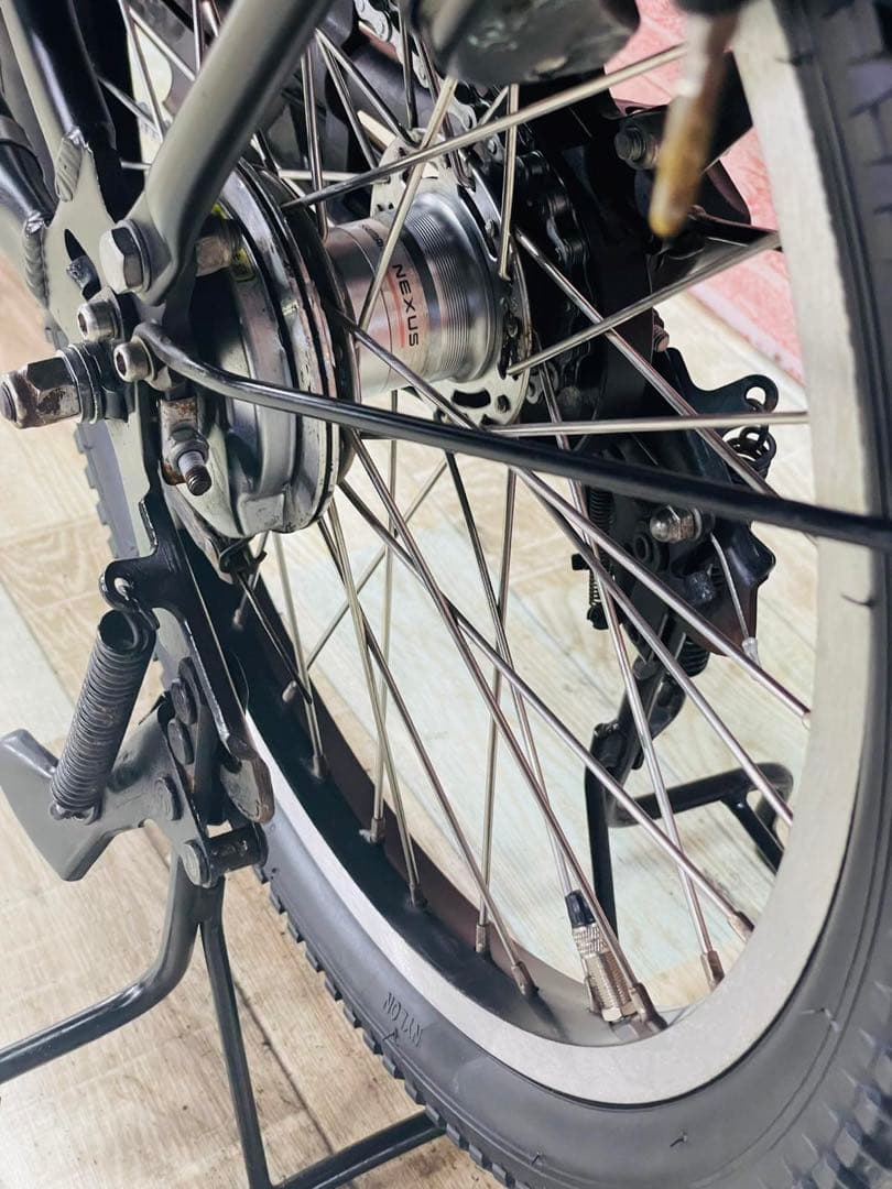 K2469 [大容量12.8Ah]電動自転車ヤマハ パスバビー子供乗せ20インチ
