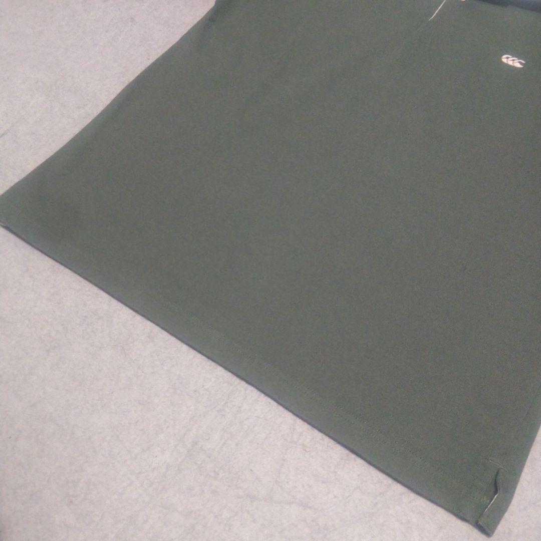 Canterbury カンタベリー ラガーシャツ ロゴ刺繍 XL　長袖