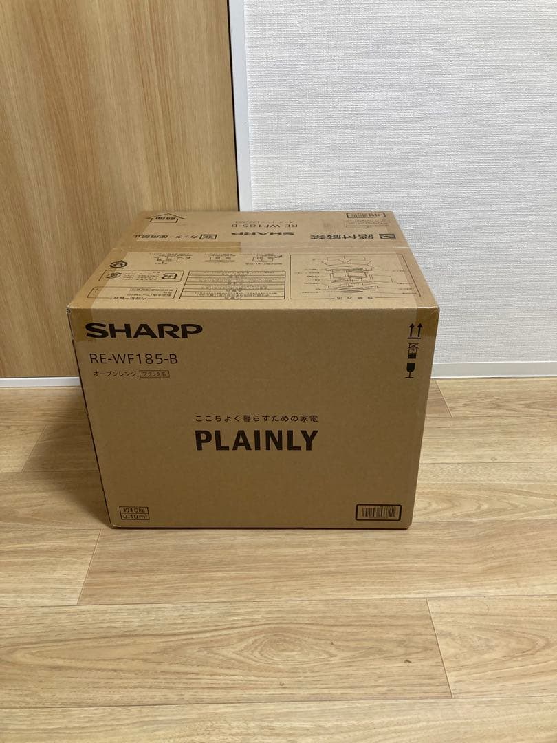 シャープ オーブンレンジ 18L RE-WF185 ブラック