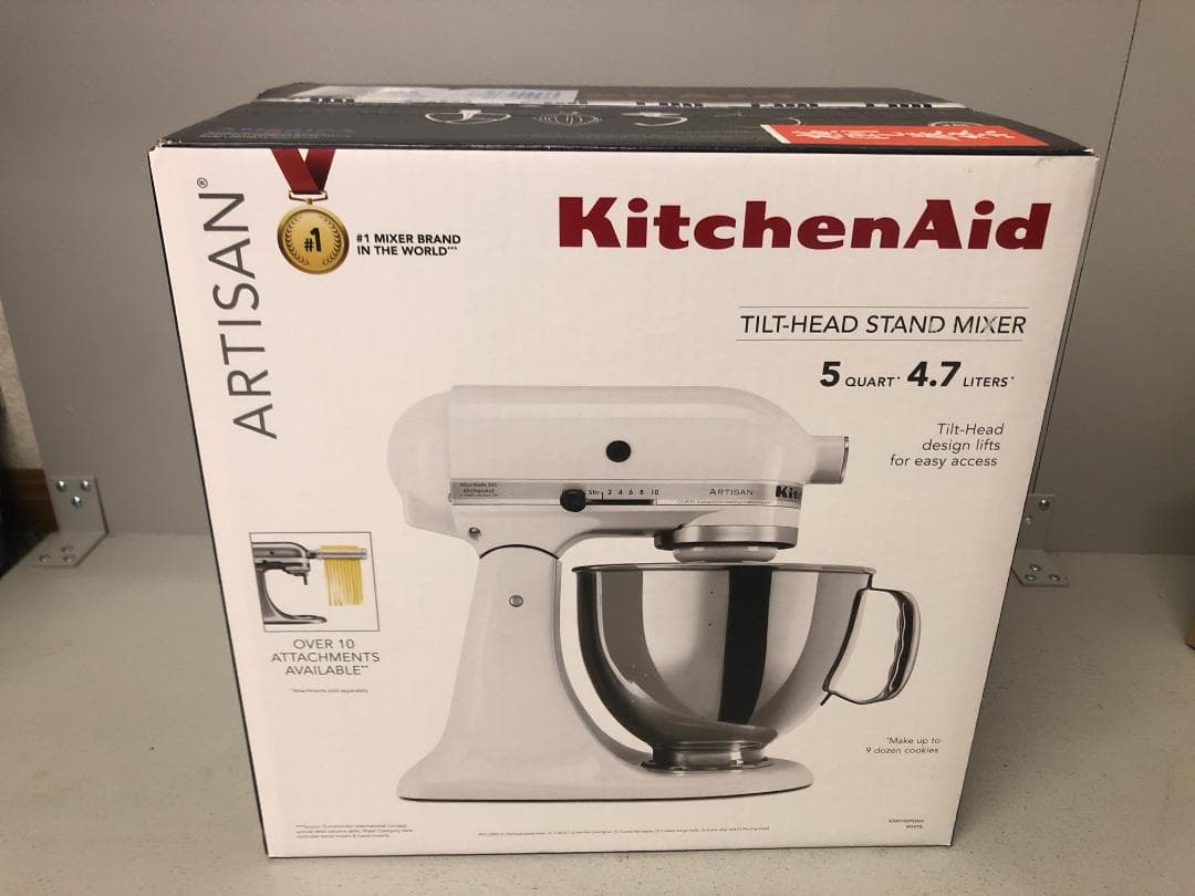 キッチンエイド　ミキサー　KSM150WH　ホワイト　ヘッドアップ式　⑴
