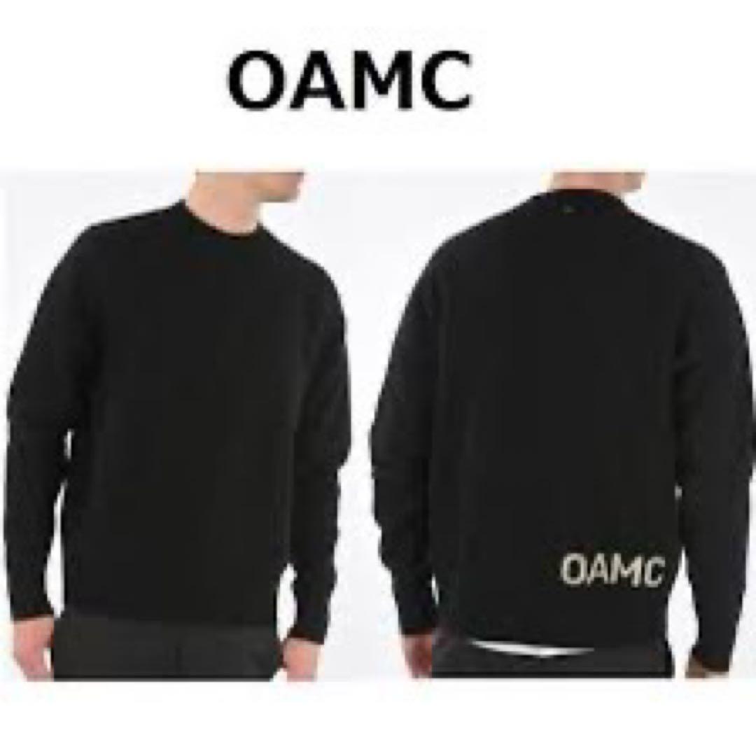 OAMC WHISTLER CREW ロゴ クルーネック ニット ブラックM