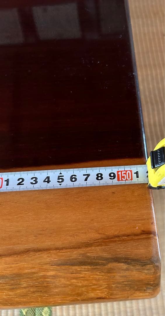 紅紫檀一枚板テーブル