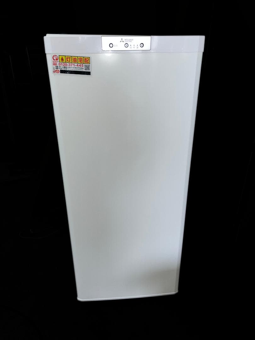 【美品】三菱 冷凍庫 2022年 121L 省エネ 静音 MF-U12H-W