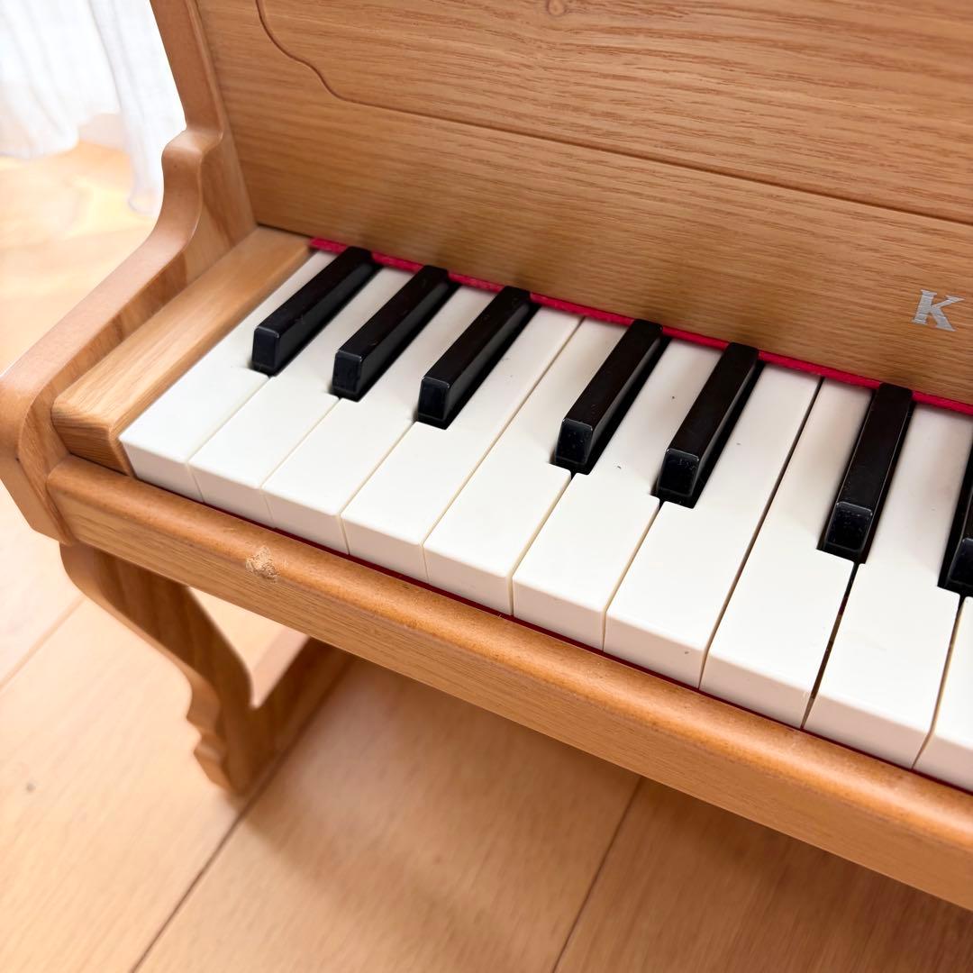 カワイKAWAIアップライトピアノ河合ナチュラルミニピアノ子供おしゃれ木目