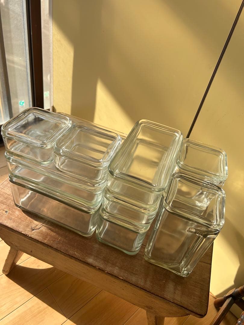 Wilhelm Wagenfeld Kubus A ガラスコンテナ　ガラス