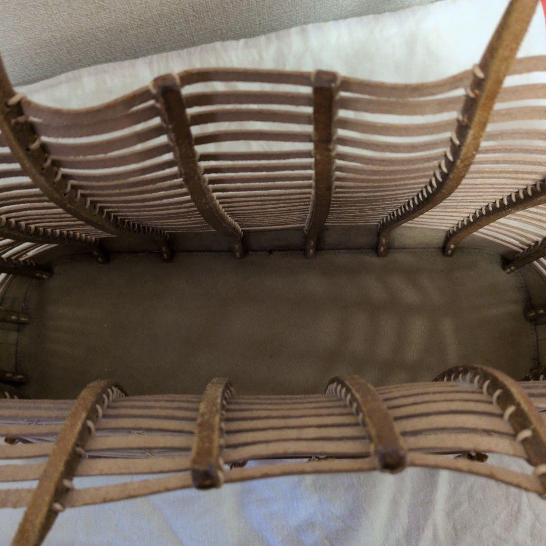 Salvatore Ferragamo かごバッグ ベージュ