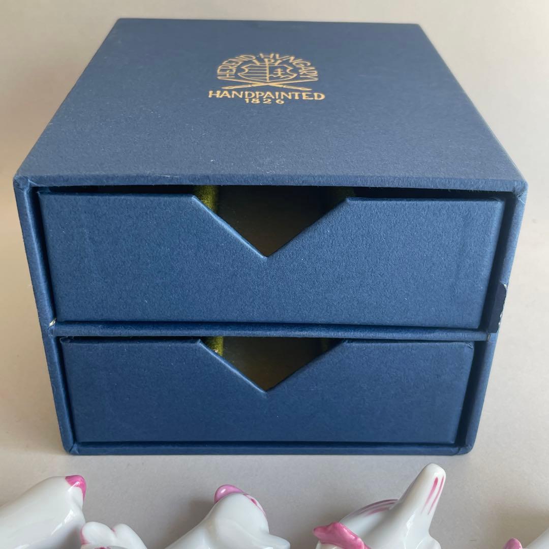 【美品】 ヘレンド 十二支 フィギュリン 箸置き フルセット