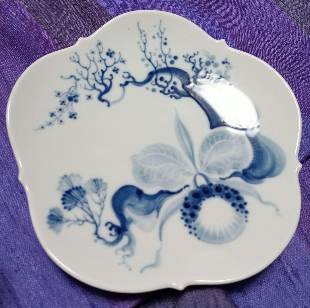 meissen　マイセンブルーオーキッド　プレート皿