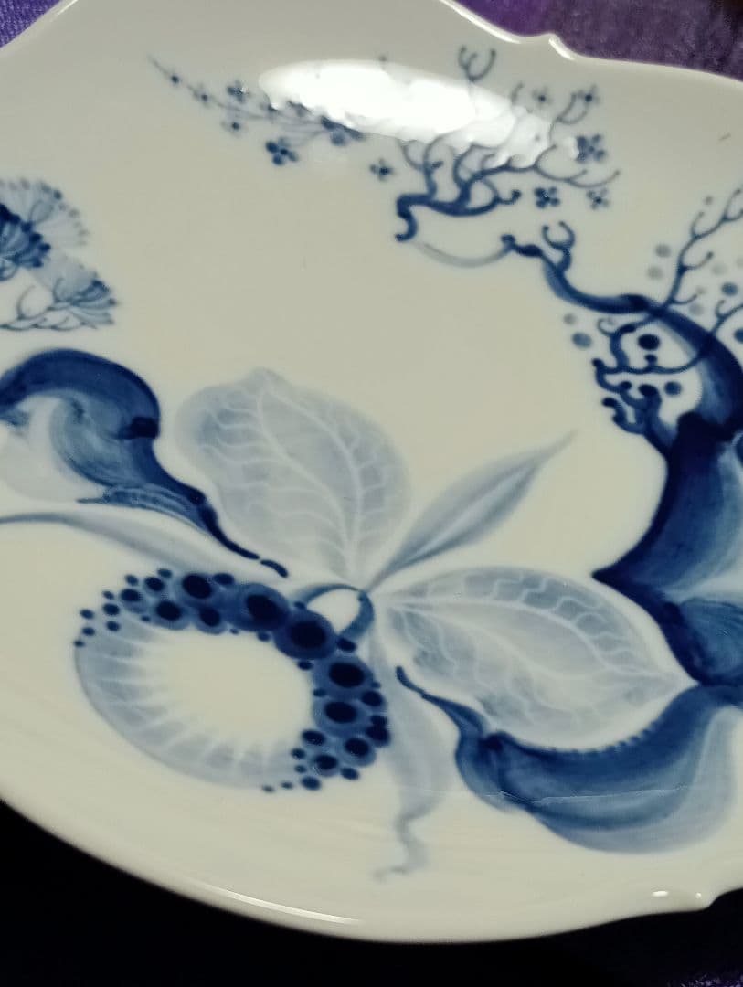 meissen　マイセンブルーオーキッド　プレート皿