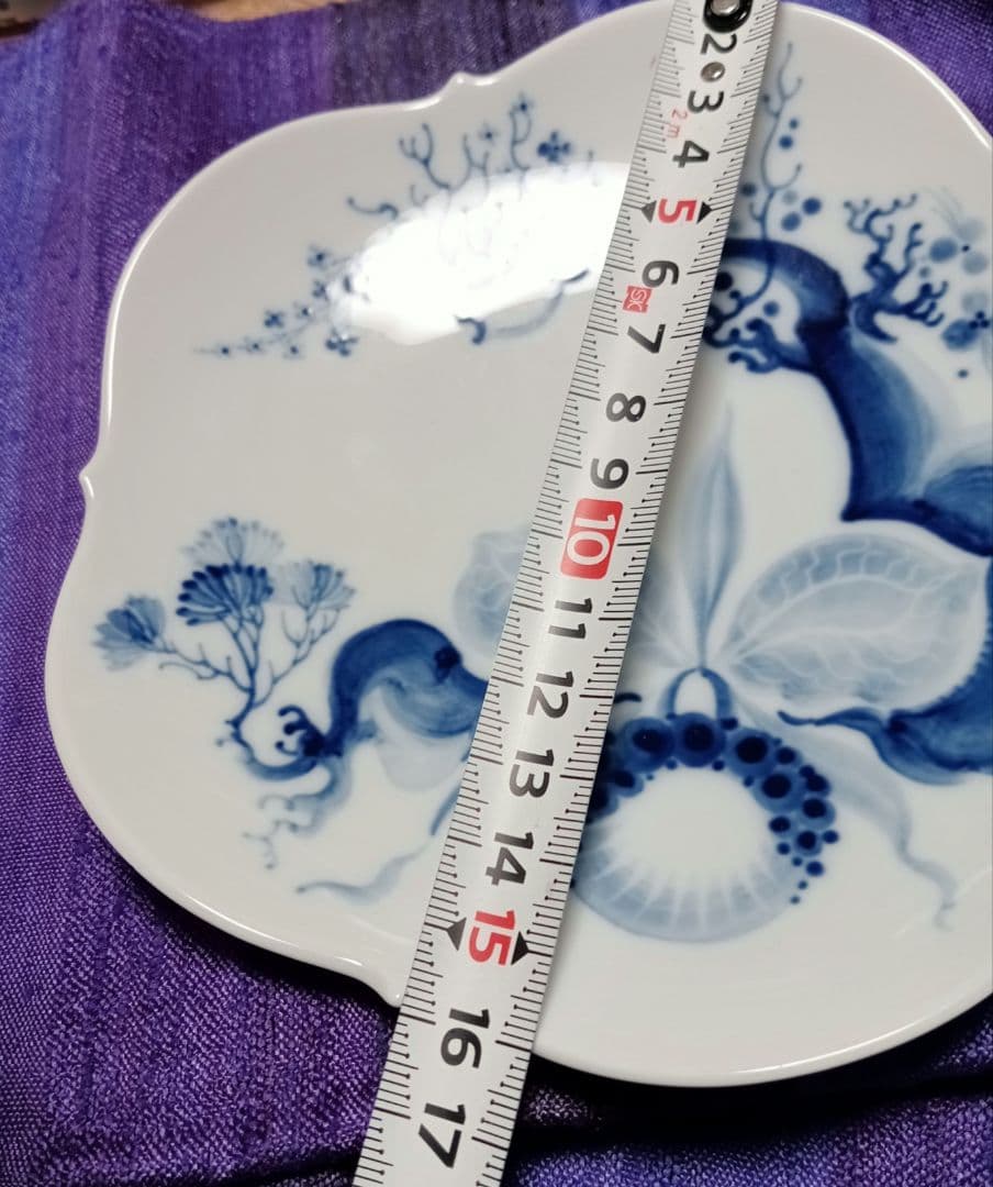 meissen　マイセンブルーオーキッド　プレート皿