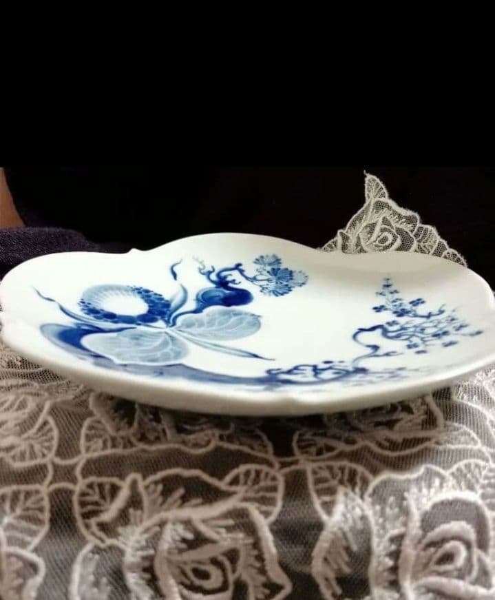 meissen　マイセンブルーオーキッド　プレート皿