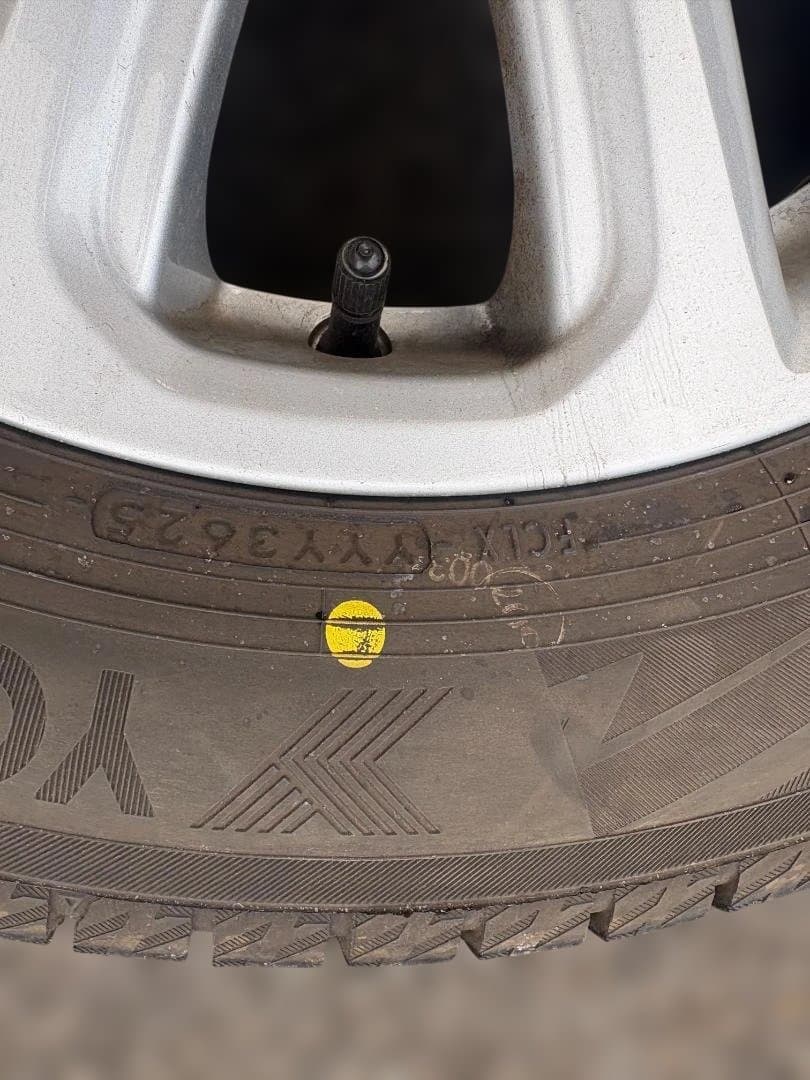 【送料込み】2025年製15インチ スタッドレスタイヤ＆ホイール4本