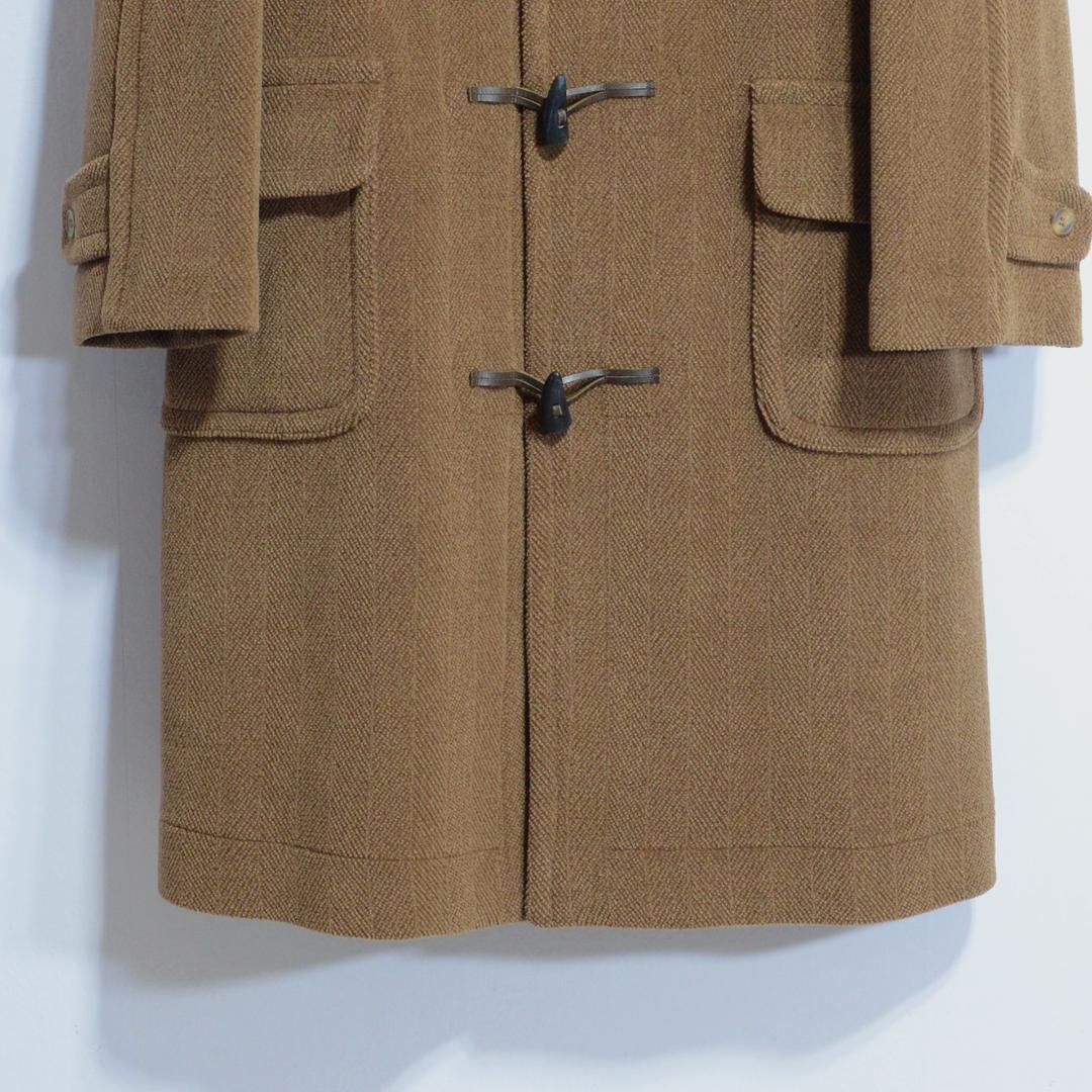 超極上品 チベット社製ムーアブルックカットパイル ダッフルコート Hブラウン M