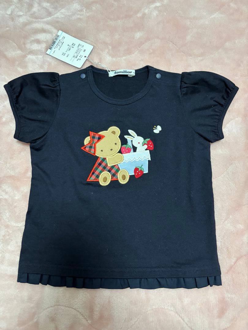 ファミリア　新品タグ付き　Tシャツ　半袖90cm