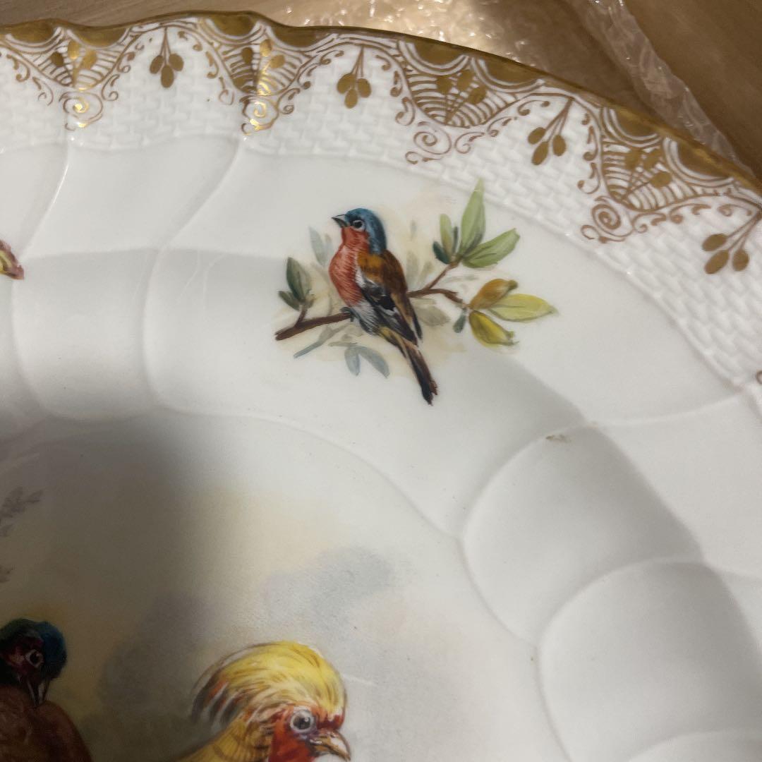 【貴重・美品】ドレスデン　飾り皿　プレート　アンティーク