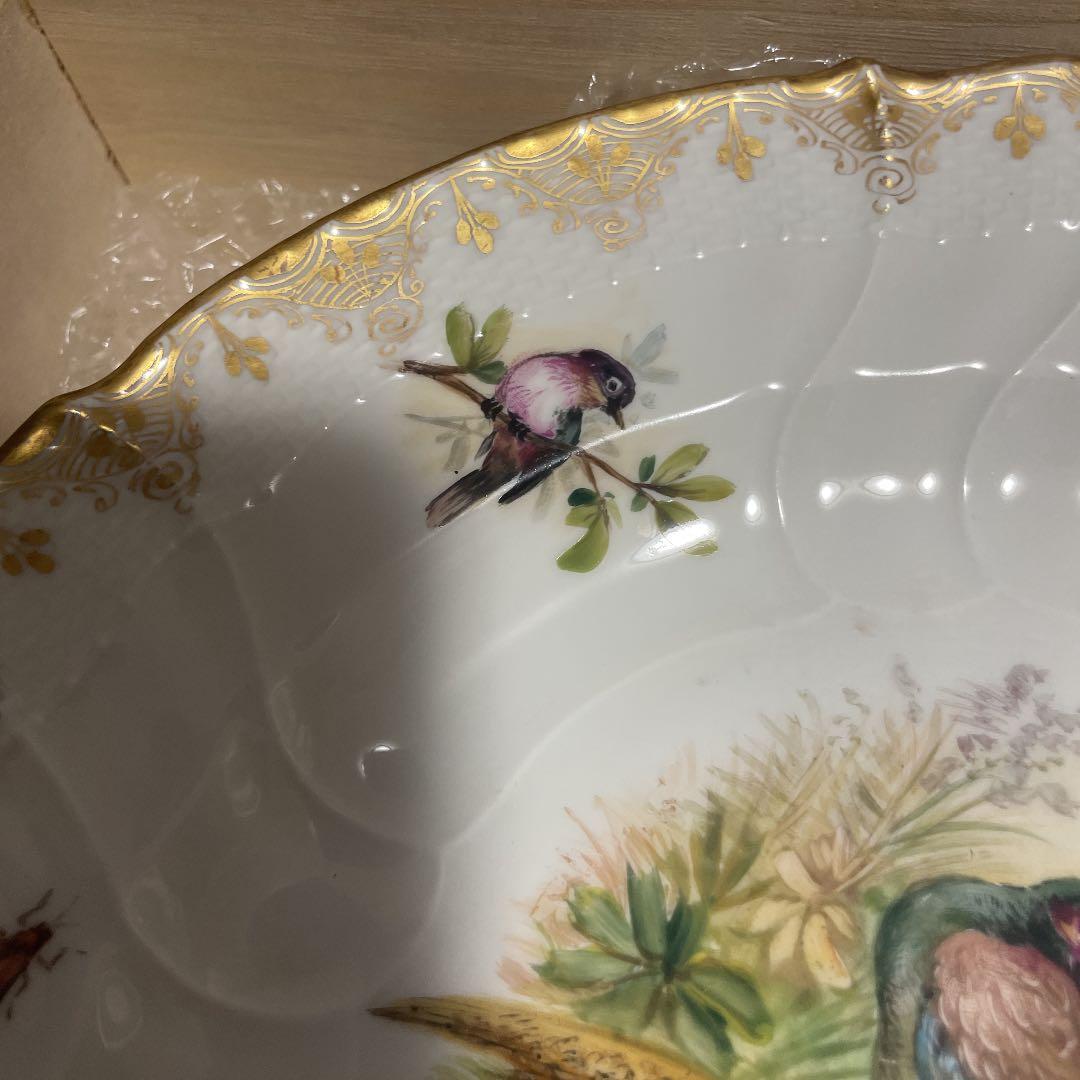 【貴重・美品】ドレスデン　飾り皿　プレート　アンティーク