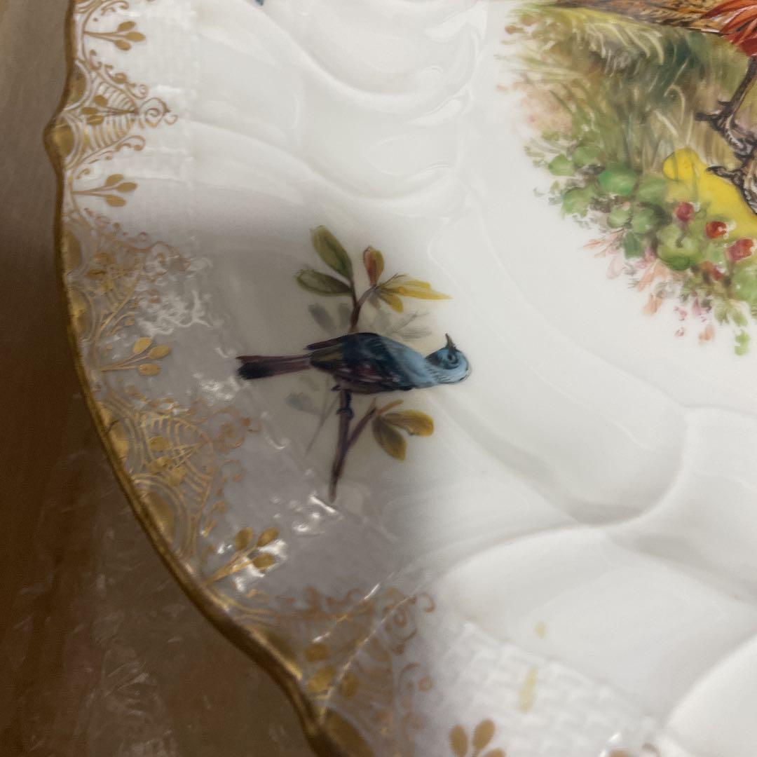 【貴重・美品】ドレスデン　飾り皿　プレート　アンティーク