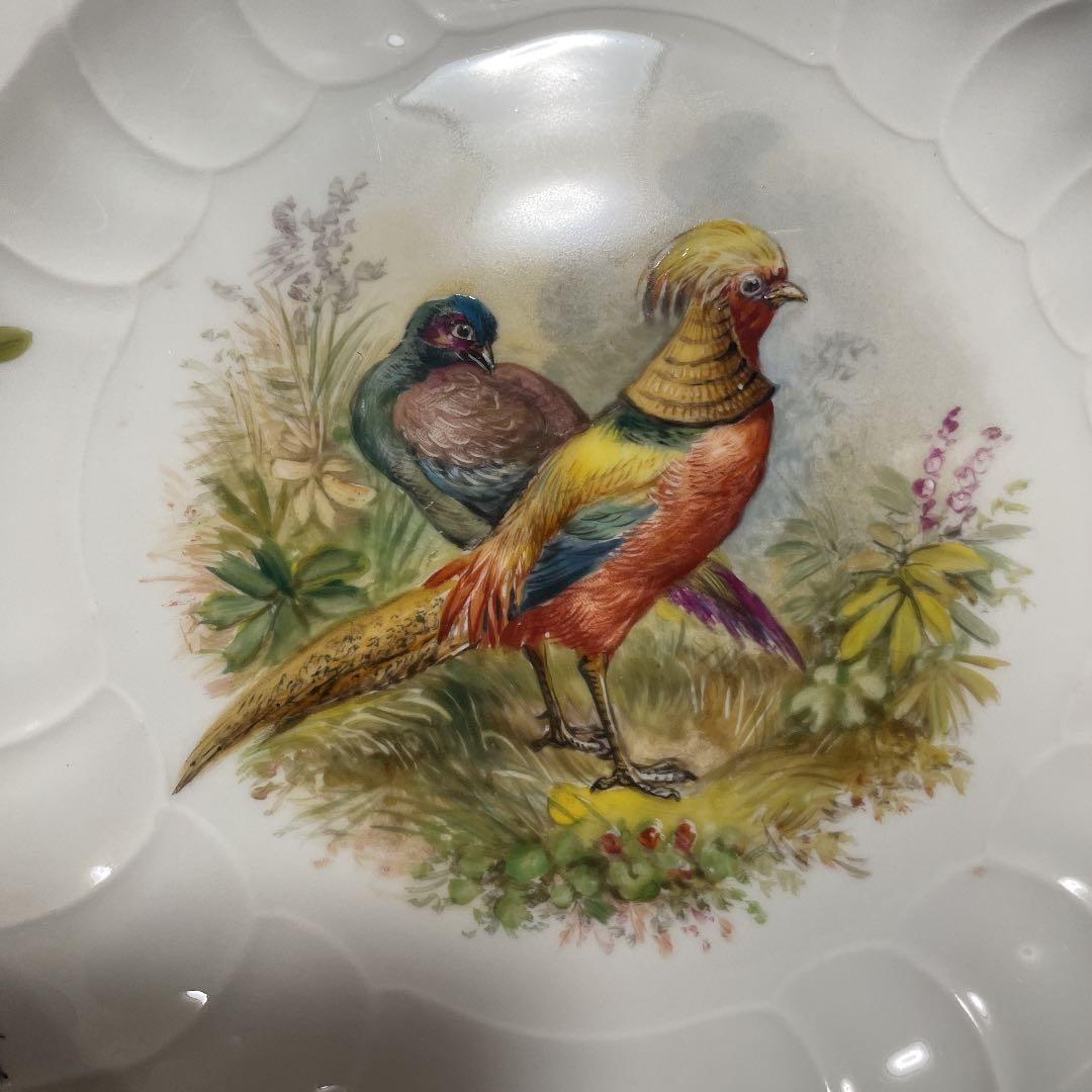 【貴重・美品】ドレスデン　飾り皿　プレート　アンティーク