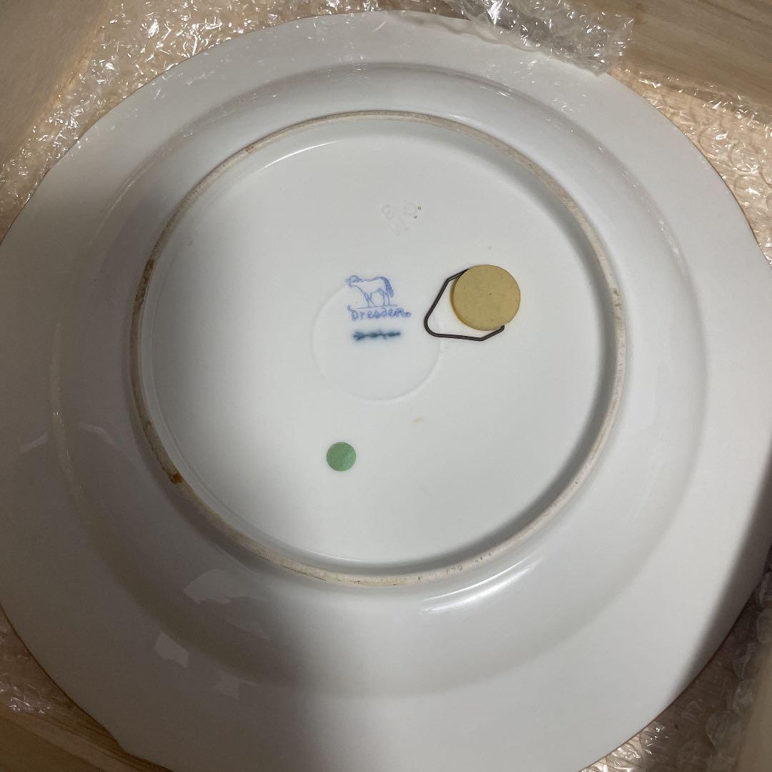 【貴重・美品】ドレスデン　飾り皿　プレート　アンティーク