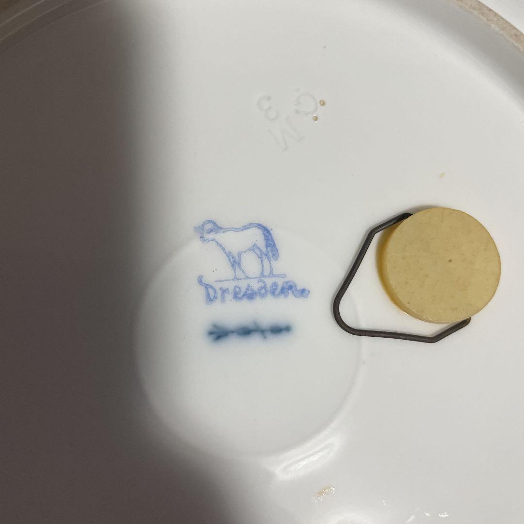 【貴重・美品】ドレスデン　飾り皿　プレート　アンティーク