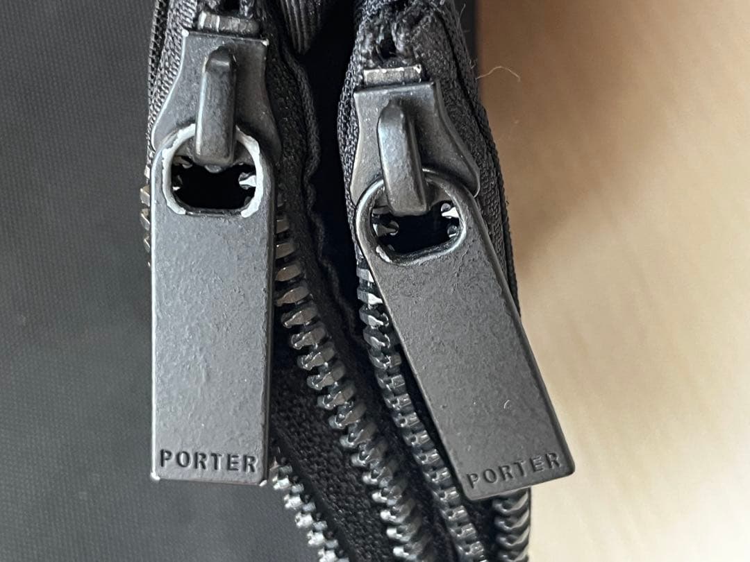 PORTER ブラックナイロンサコッシュ　状態◎