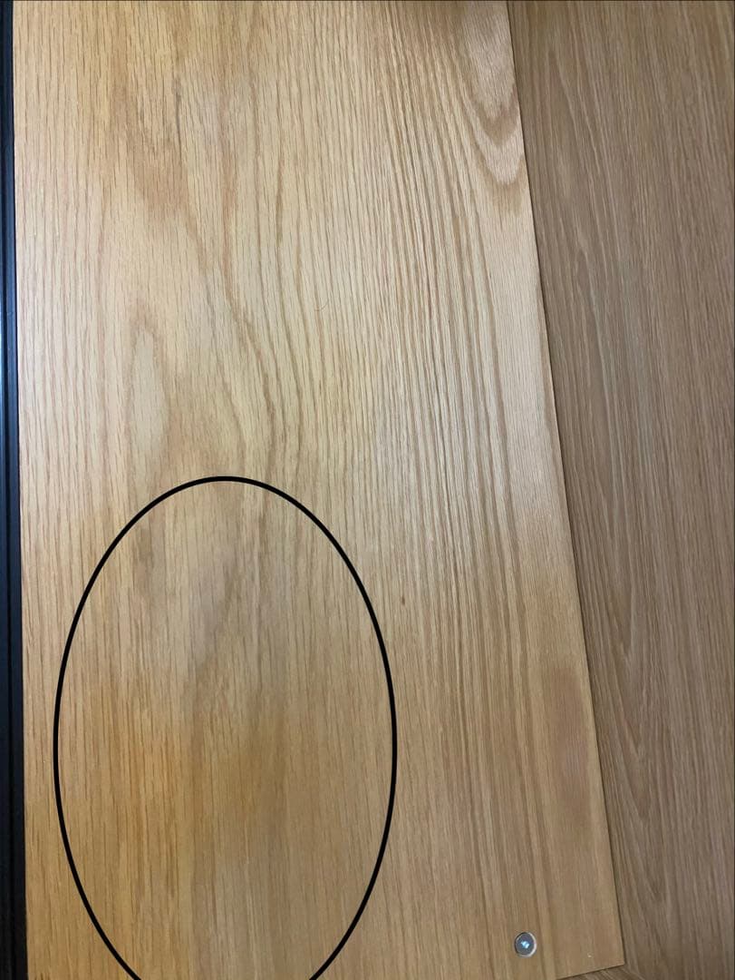 ✨大人気✨無印良品　ステンレスユニットシェルフ用　ボックス　ガラス引き戸　オーク