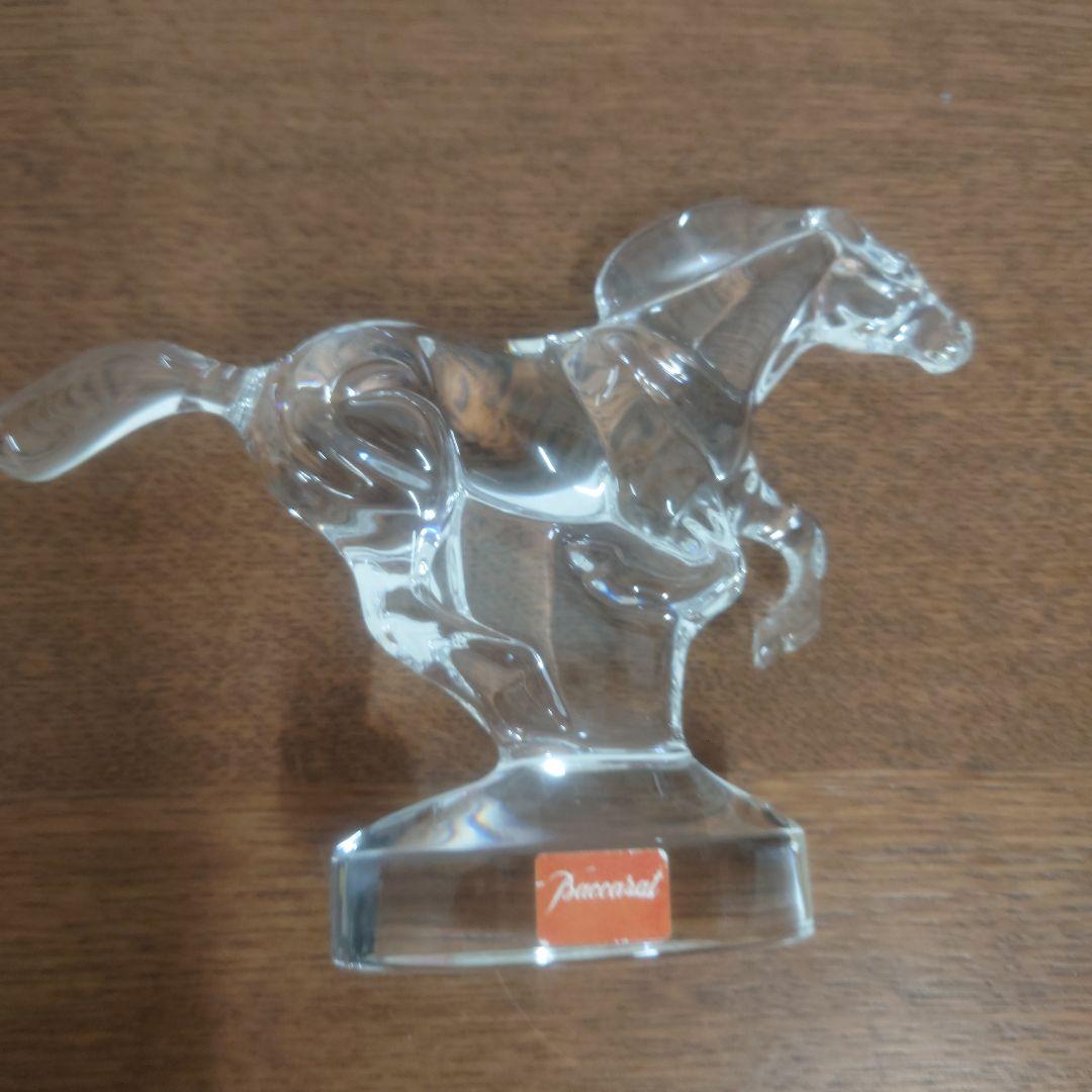 Baccarat　バカラ　干支　馬　置物