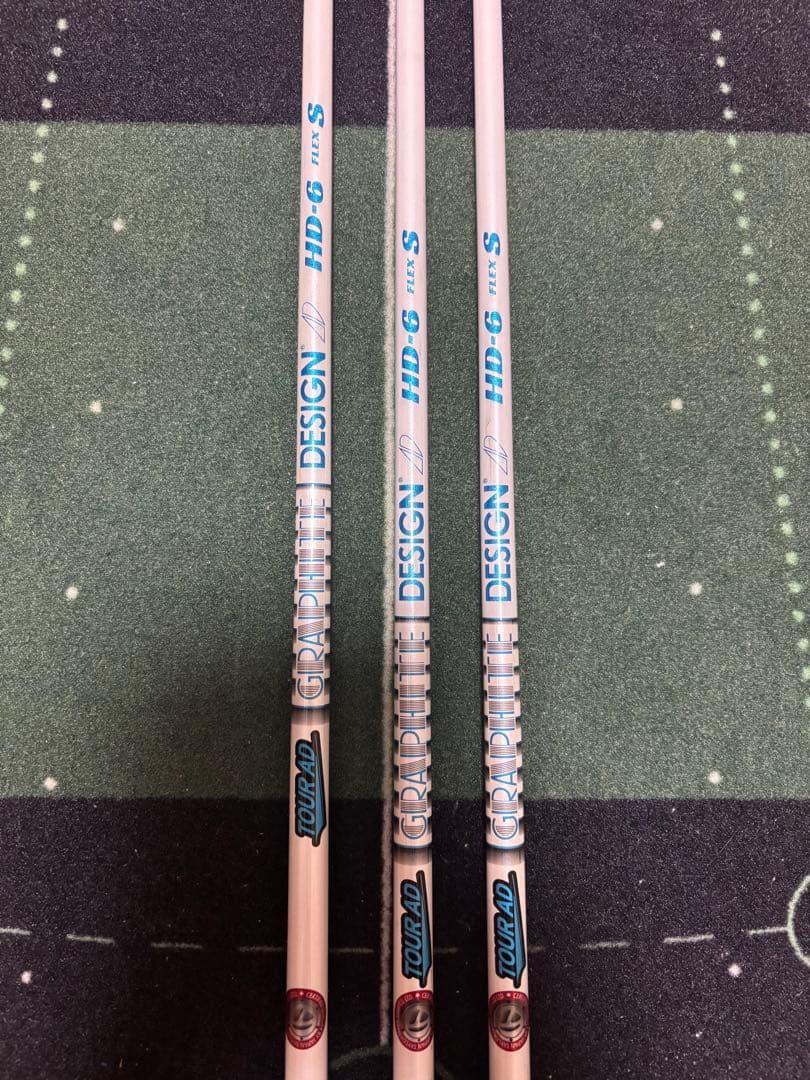 【3本セット】TOUR AD HD-6 S テーラーメイドスリーブ付