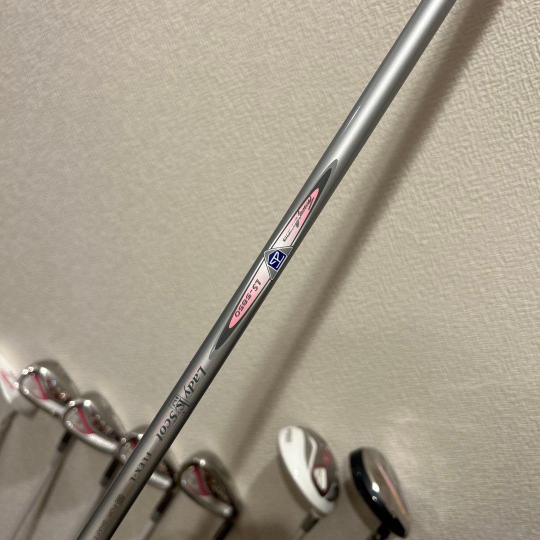 ウィルソン他　レディースL 右利き　ハーフゴルフセット
