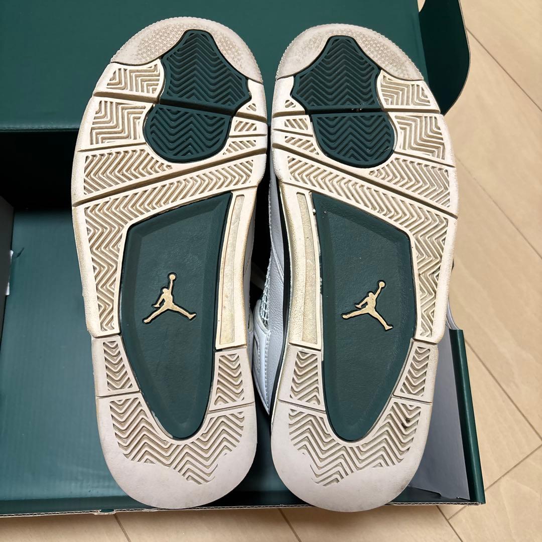 Air Jordan 4 retro ホワイト/グリーン