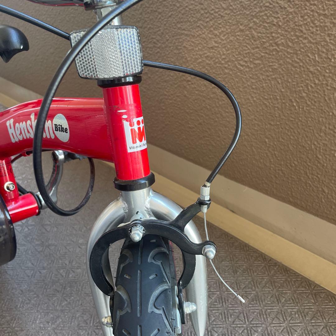 へんしんバイク 幼児用自転車 赤　Henshin