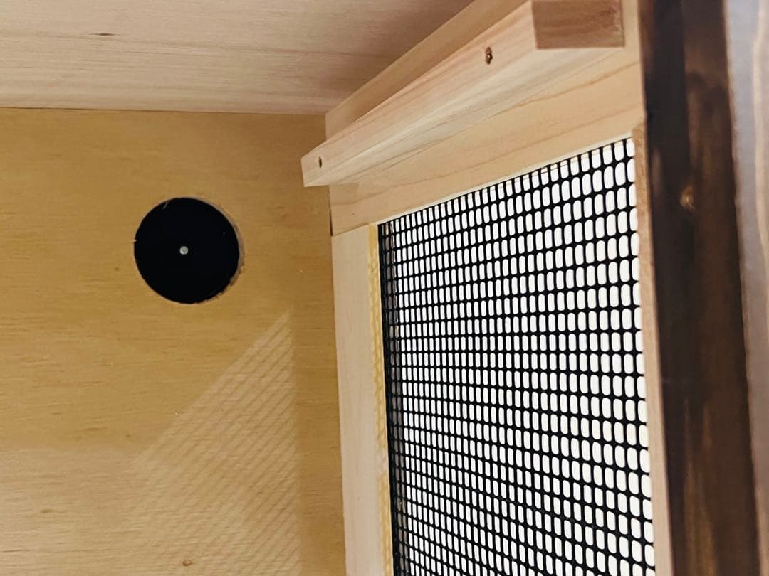 RepBox 木製ケージ 900×450×450　小動物、爬虫類用　ウォルナット