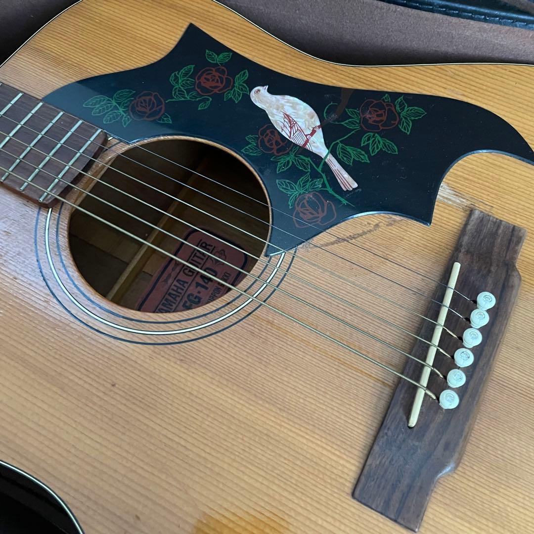 【ビンテージ！】YAMAHA FG-140アコ 一スティックギター 赤ラベル