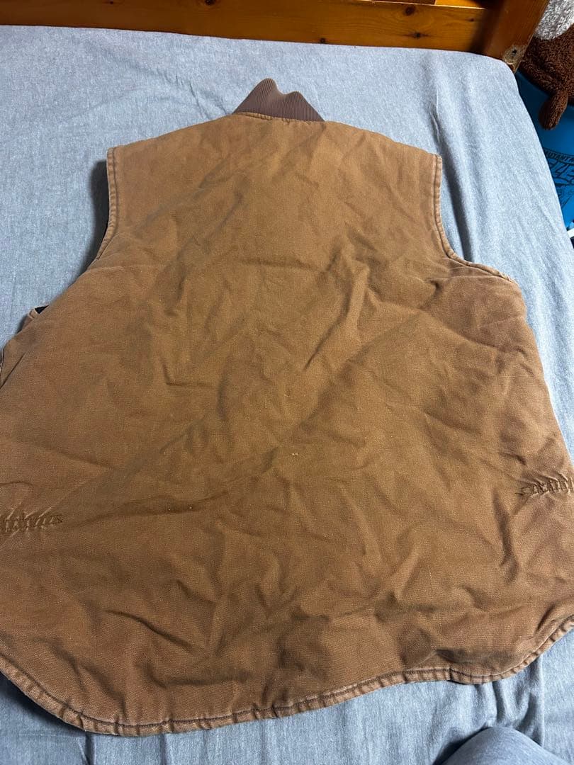 最終値下げ90s USA製Carhartt ブラウン ベスト